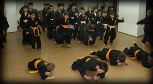 Copii la antrenament